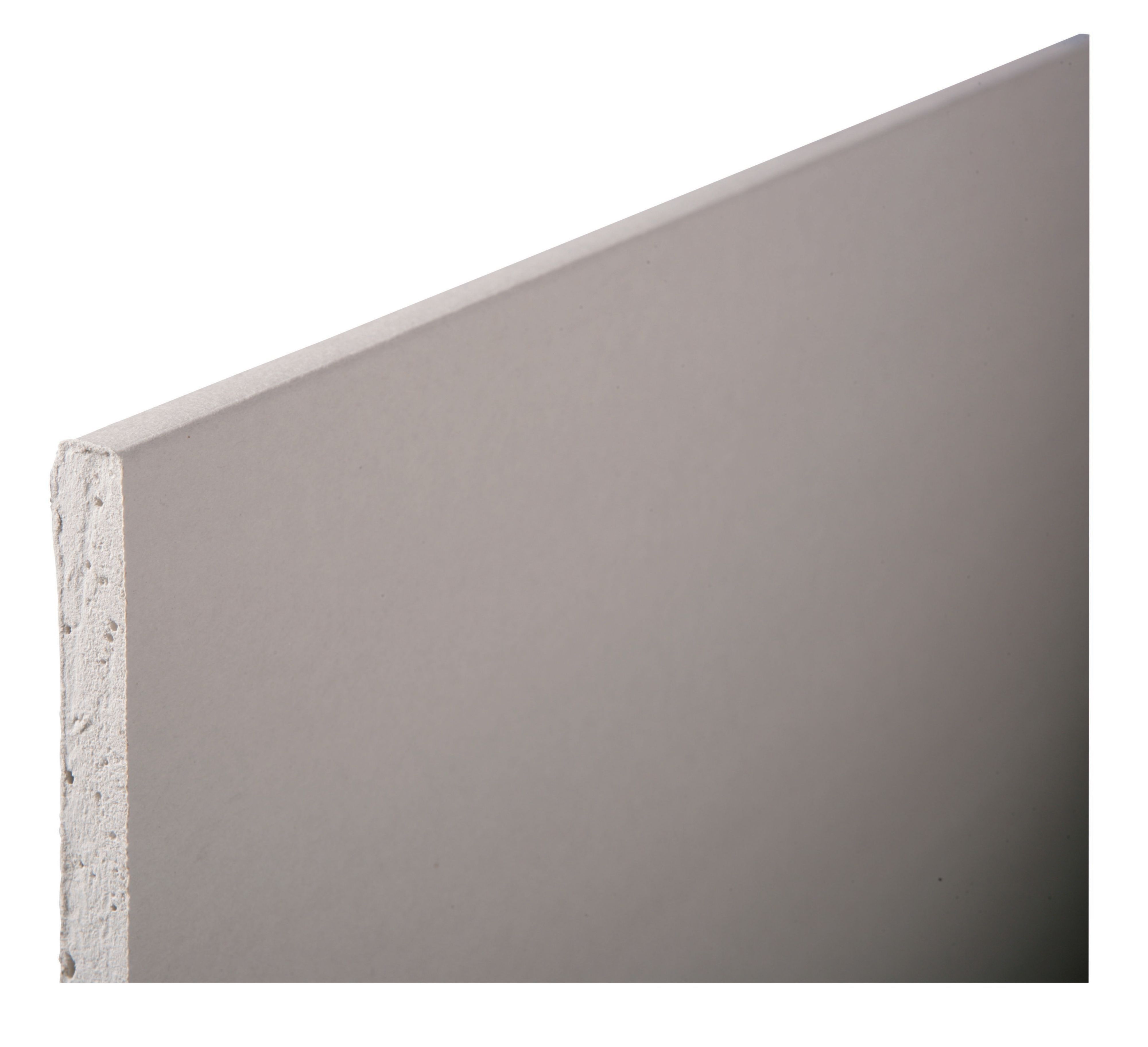 Gyproc Standard Square edge Plasterboard, (L)1.8m (W)0.9m (T)12.5mm