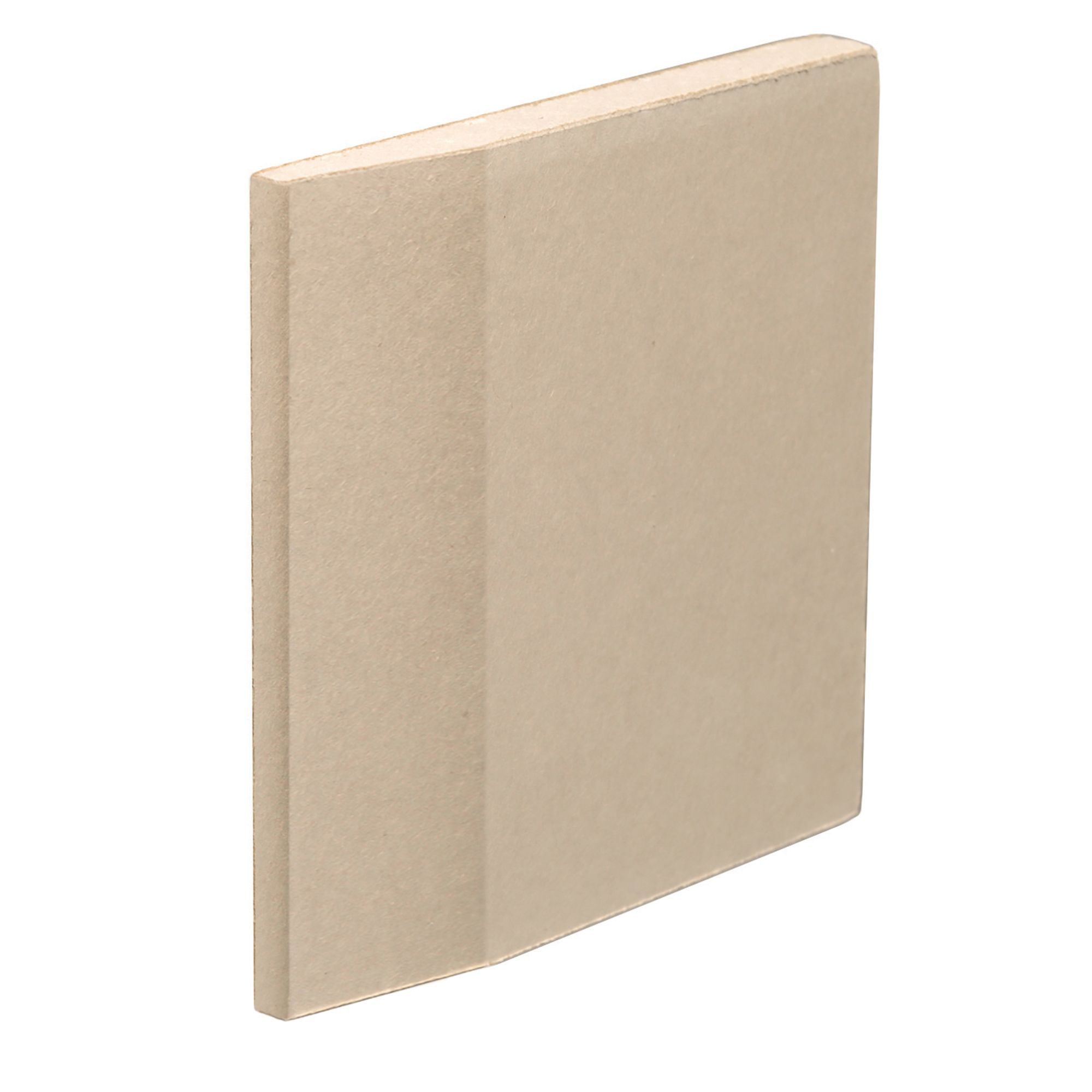 Gyproc Standard Tapered edge 9.5mm Plasterboard, (L)2.4m (W)1.2m