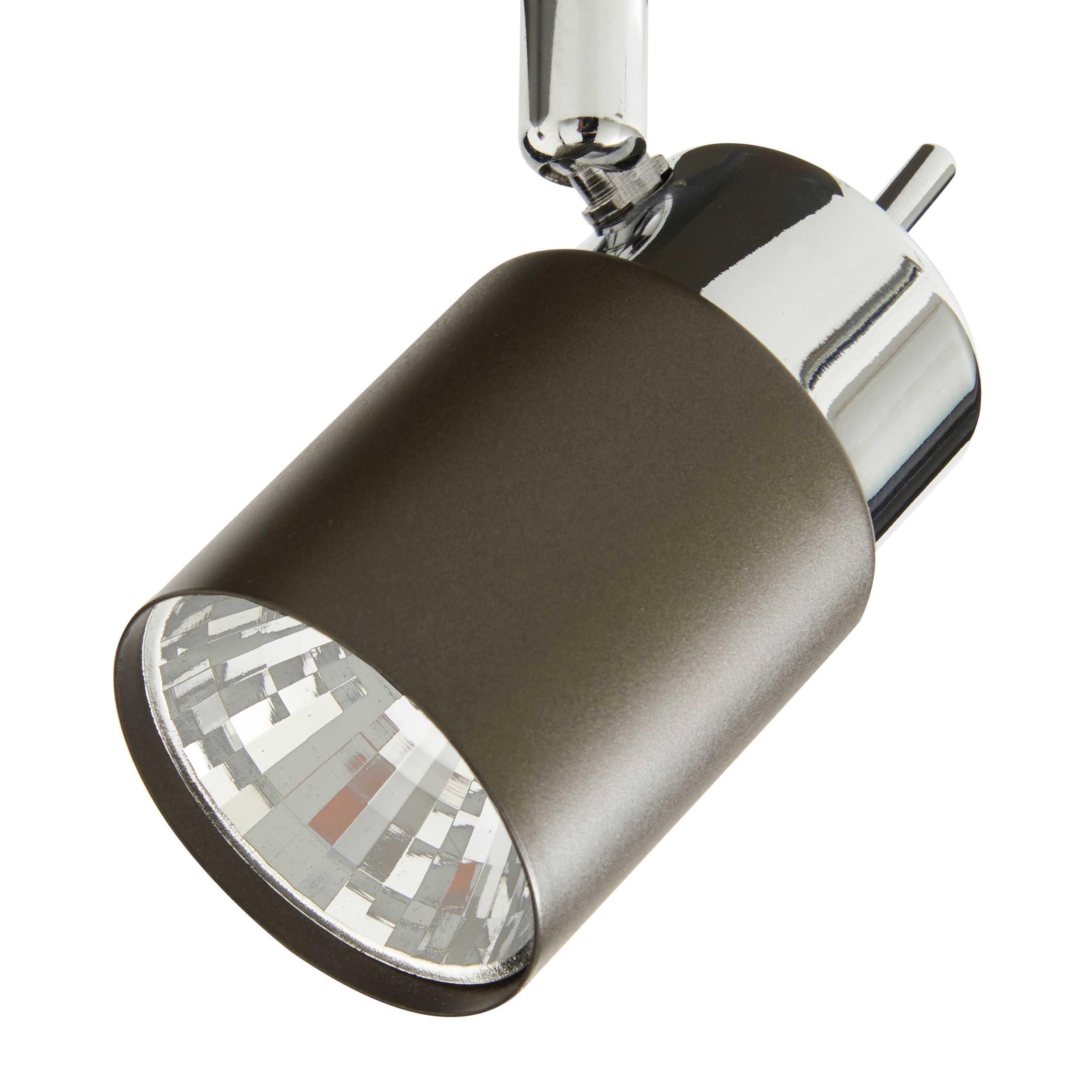Hades Bar Gloss Chrome effect 2 Light Spotlight