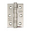 Hafele Polished Metal Butt Door hinge CE7 (L)76mm, Pack of 20