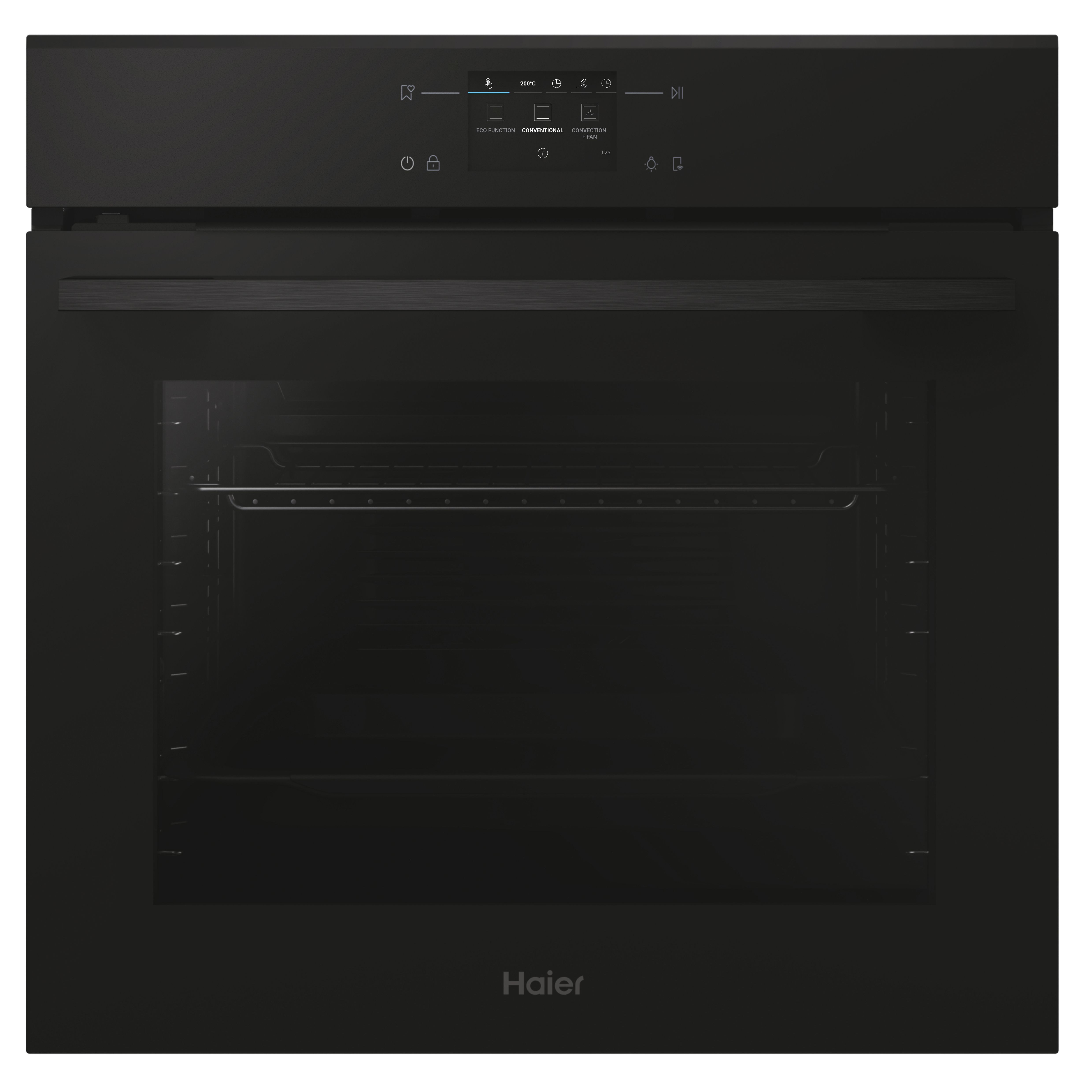 Haier H6 ID46C3YTB1 Built-in Single Multi-function pyrolytic Oven - Black