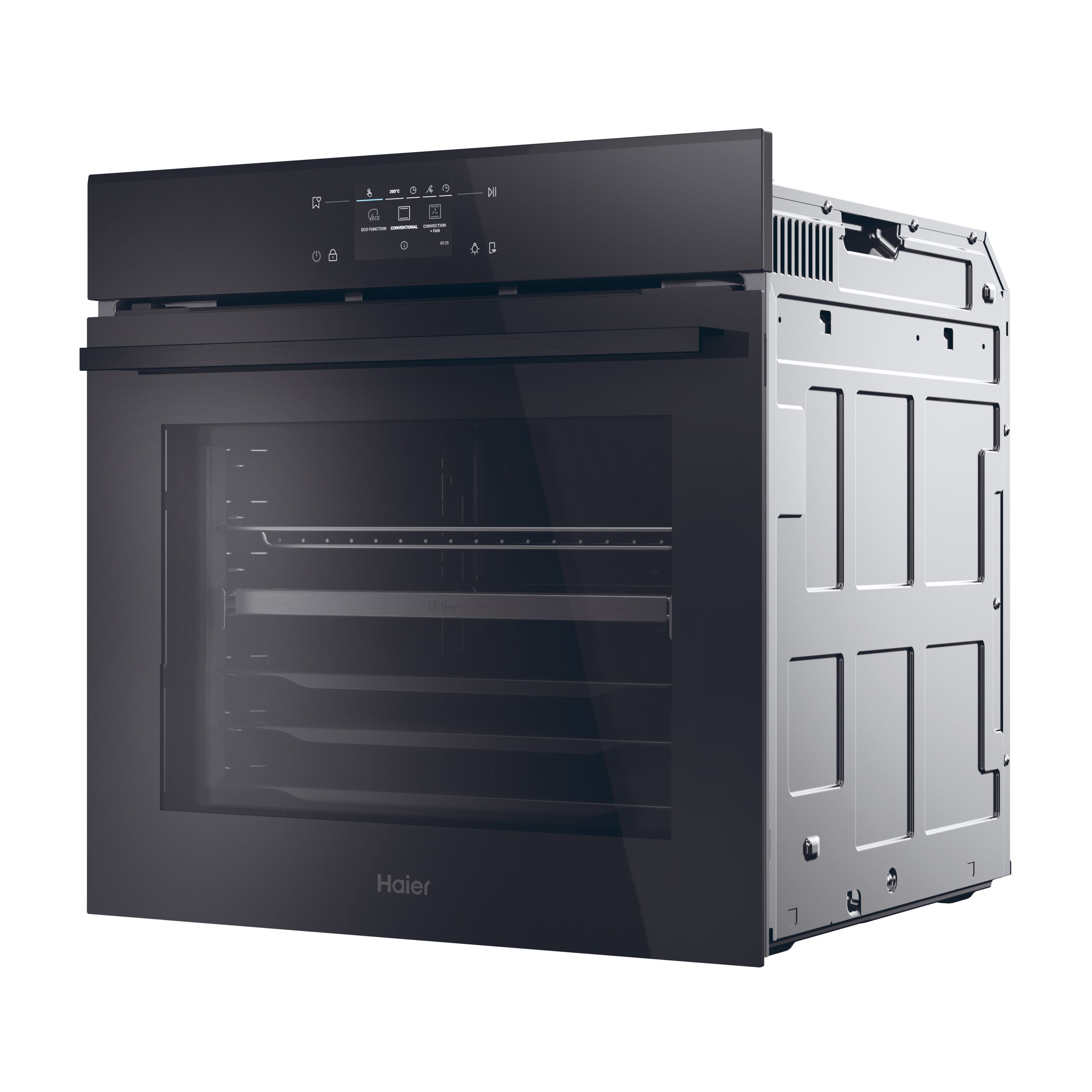 Haier H6 ID46C3YTB1 Built-in Single Multi-function pyrolytic Oven - Black