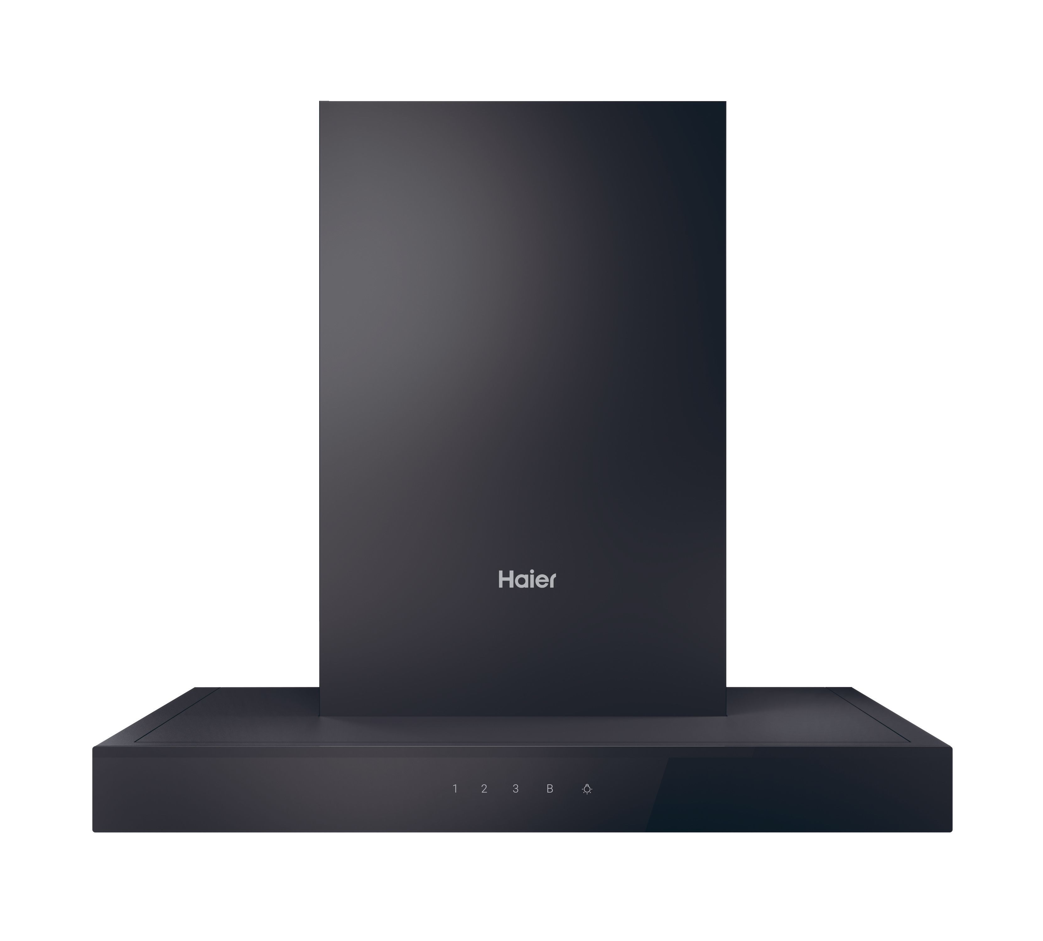 Haier HATS6CBS4B Metal Chimney Cooker hood (W)60cm - Black