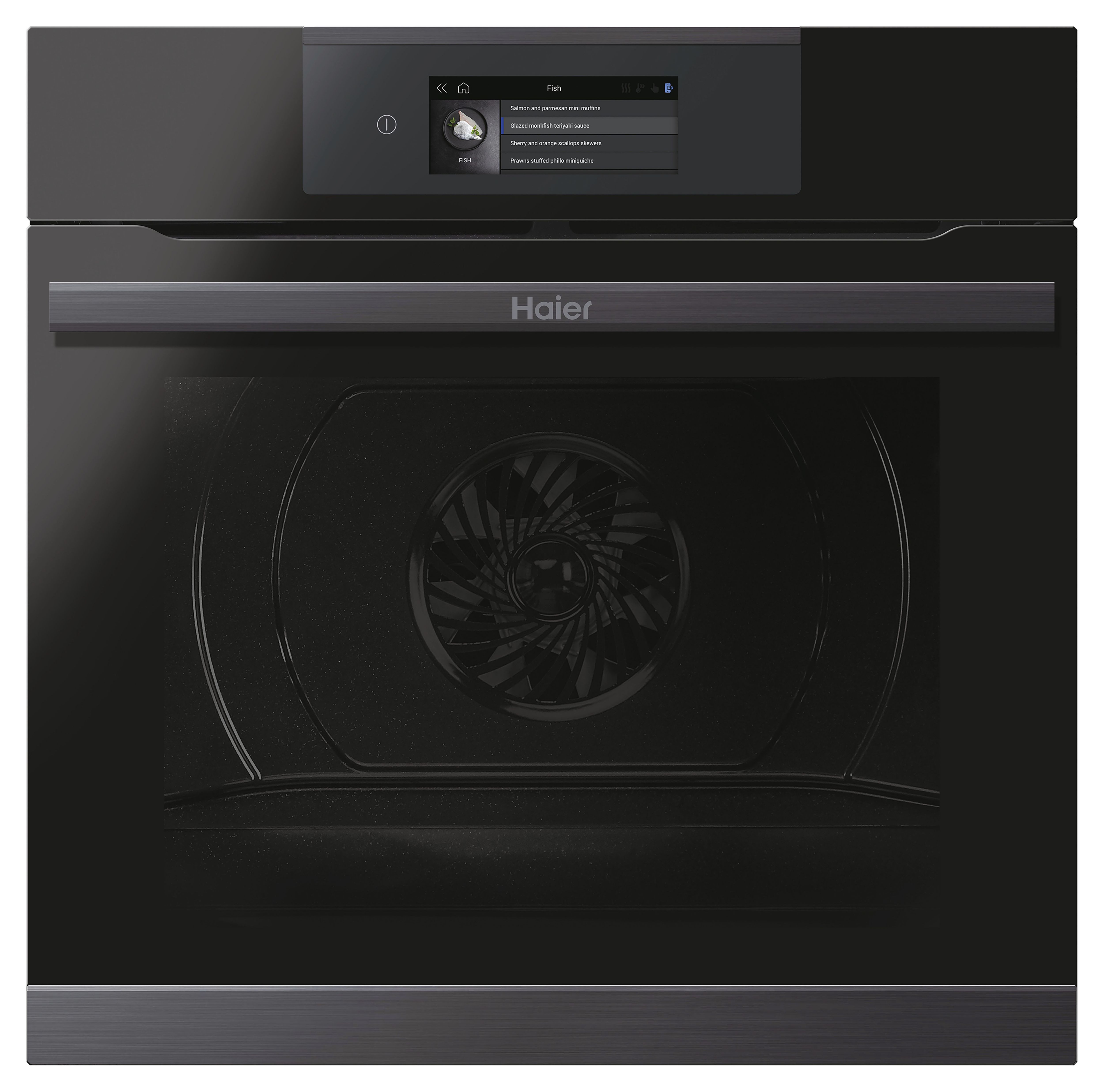 Haier Series 4 HWO60SM5T5BH Built-in Single Oven - Gloss black