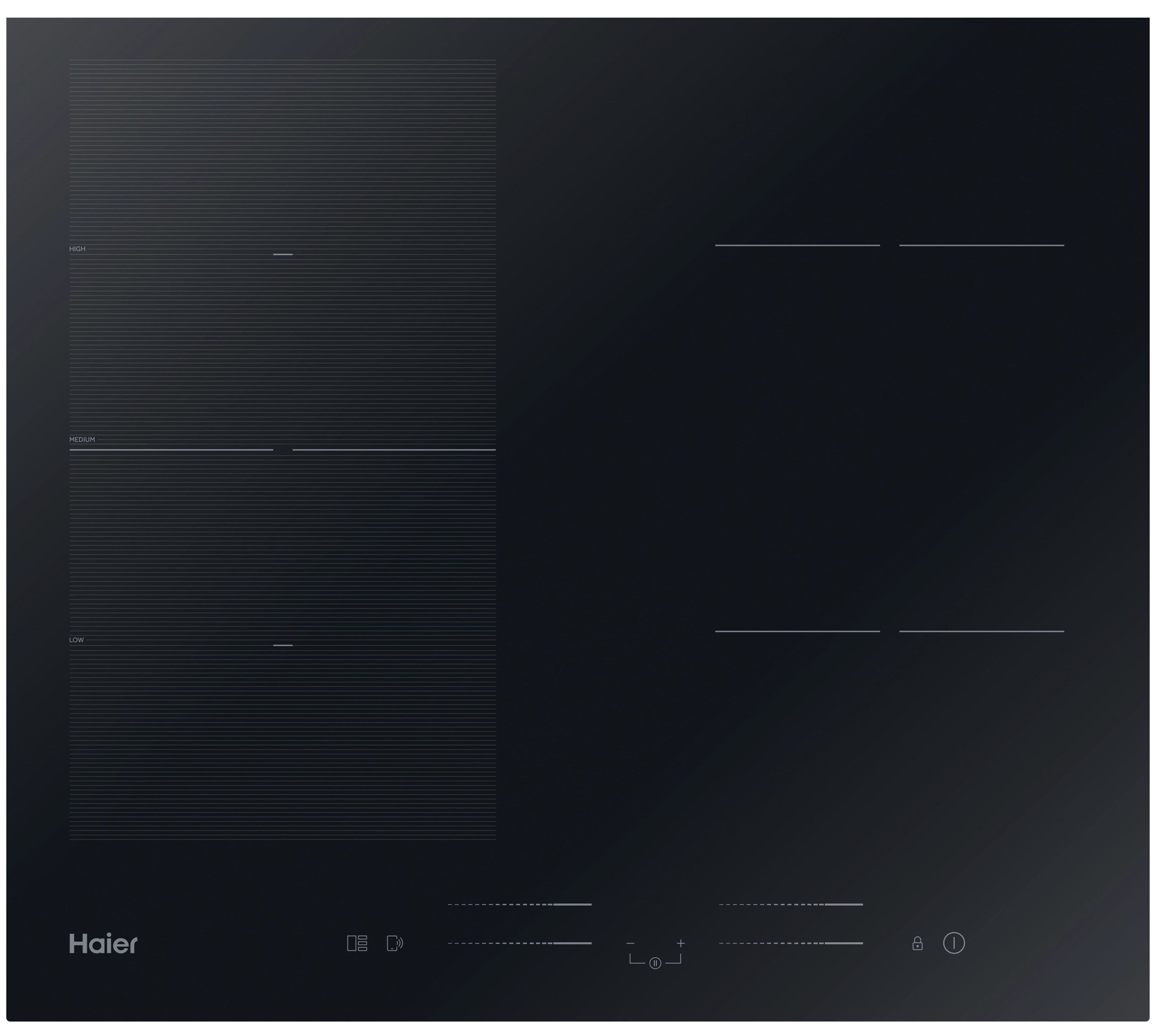 Haier Series 6 HAFRSJ64MC 59cm Induction Hob - Black