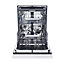 Haier XS 6B0S3FSB-80 Integrated Full size Dishwasher - Black