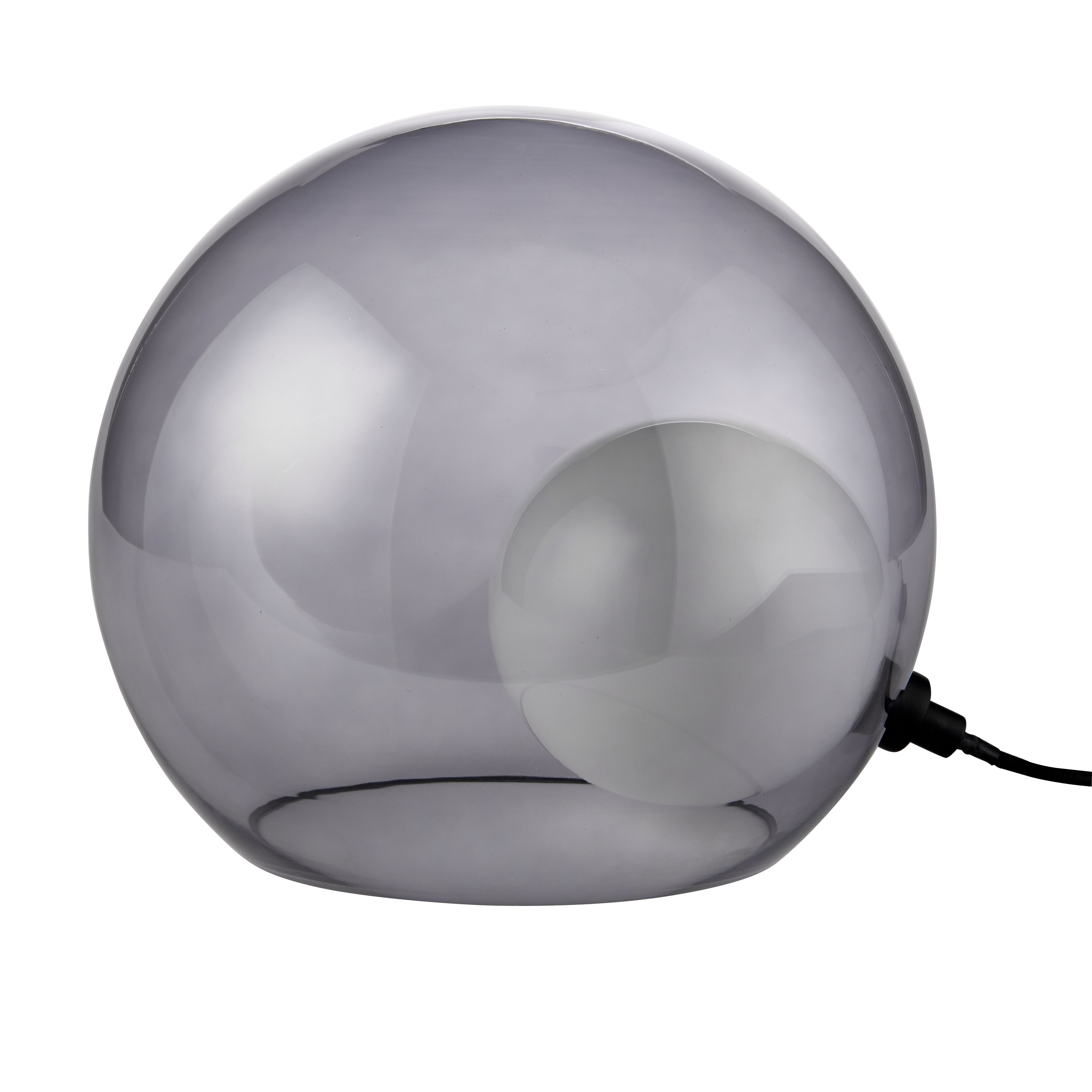 Half Moon Black Round Table lamp