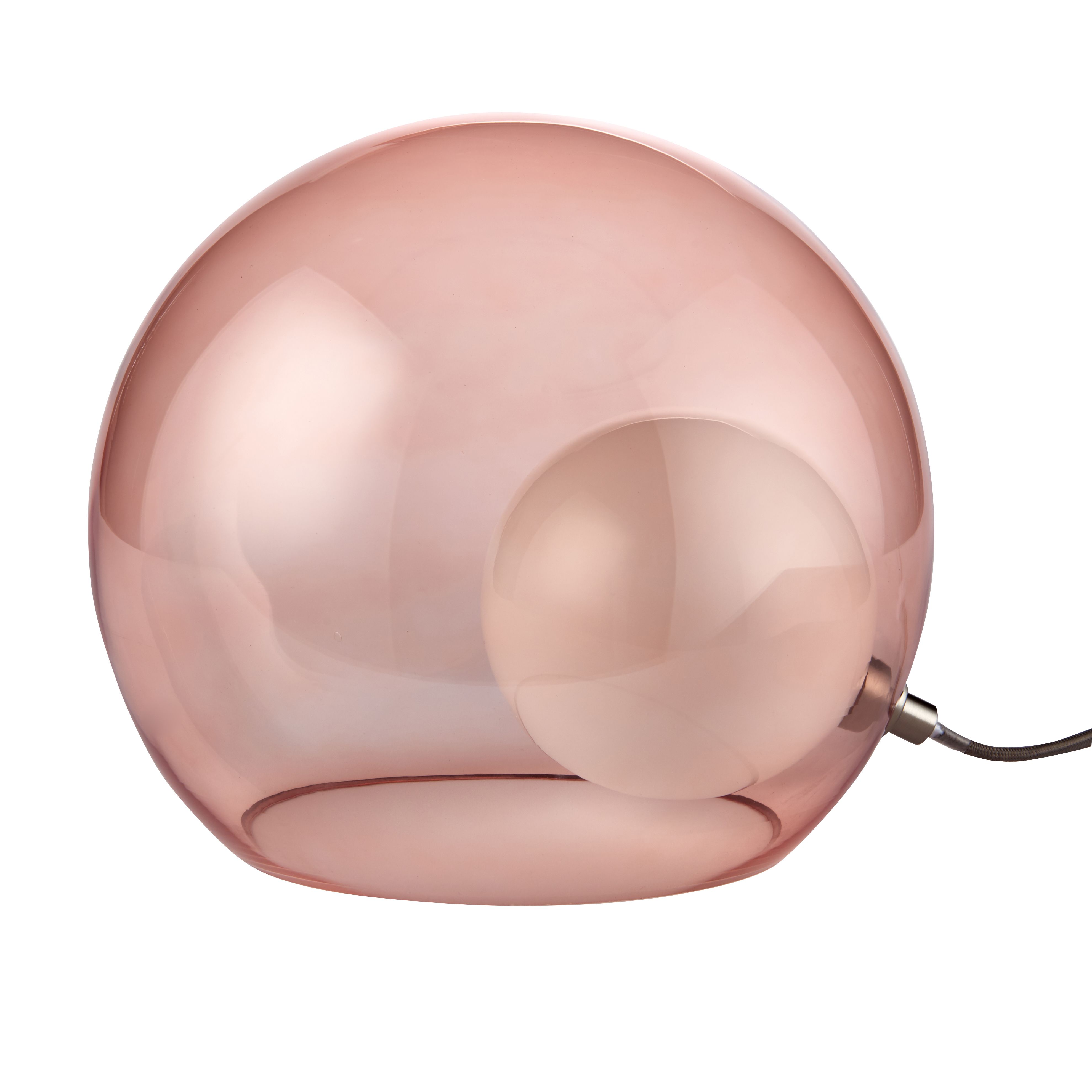 Half Moon Pink Round Table lamp