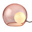 Half Moon Pink Round Table lamp