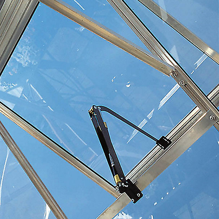 DENPETEC Greenhouse Automatic Window Opener Solar Powered Low Power Sensitive Replacement Cylinder Ventilation Window Opener 
