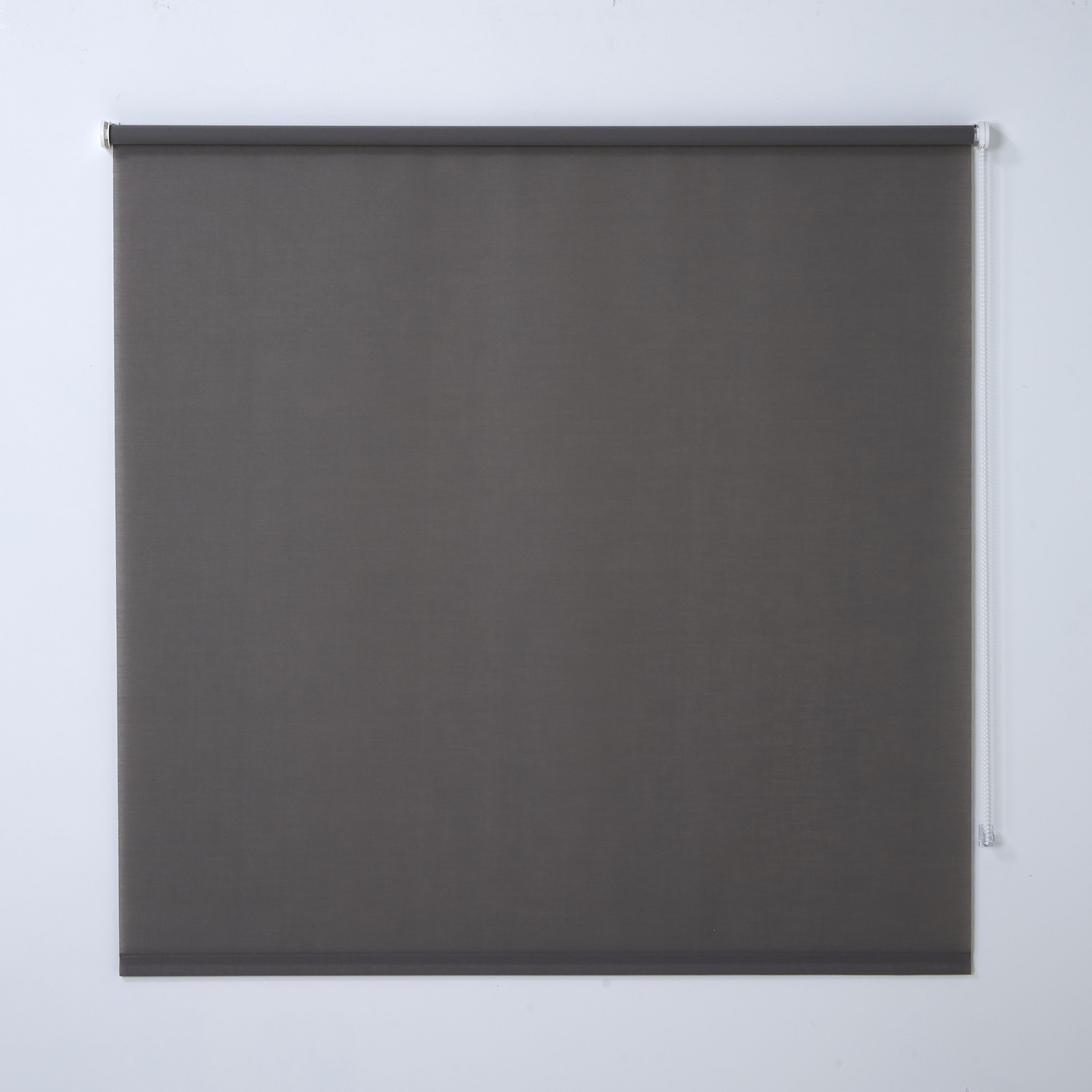 Halo Corded Grey Plain Daylight Roller Blind (W)120cm (L)180cm