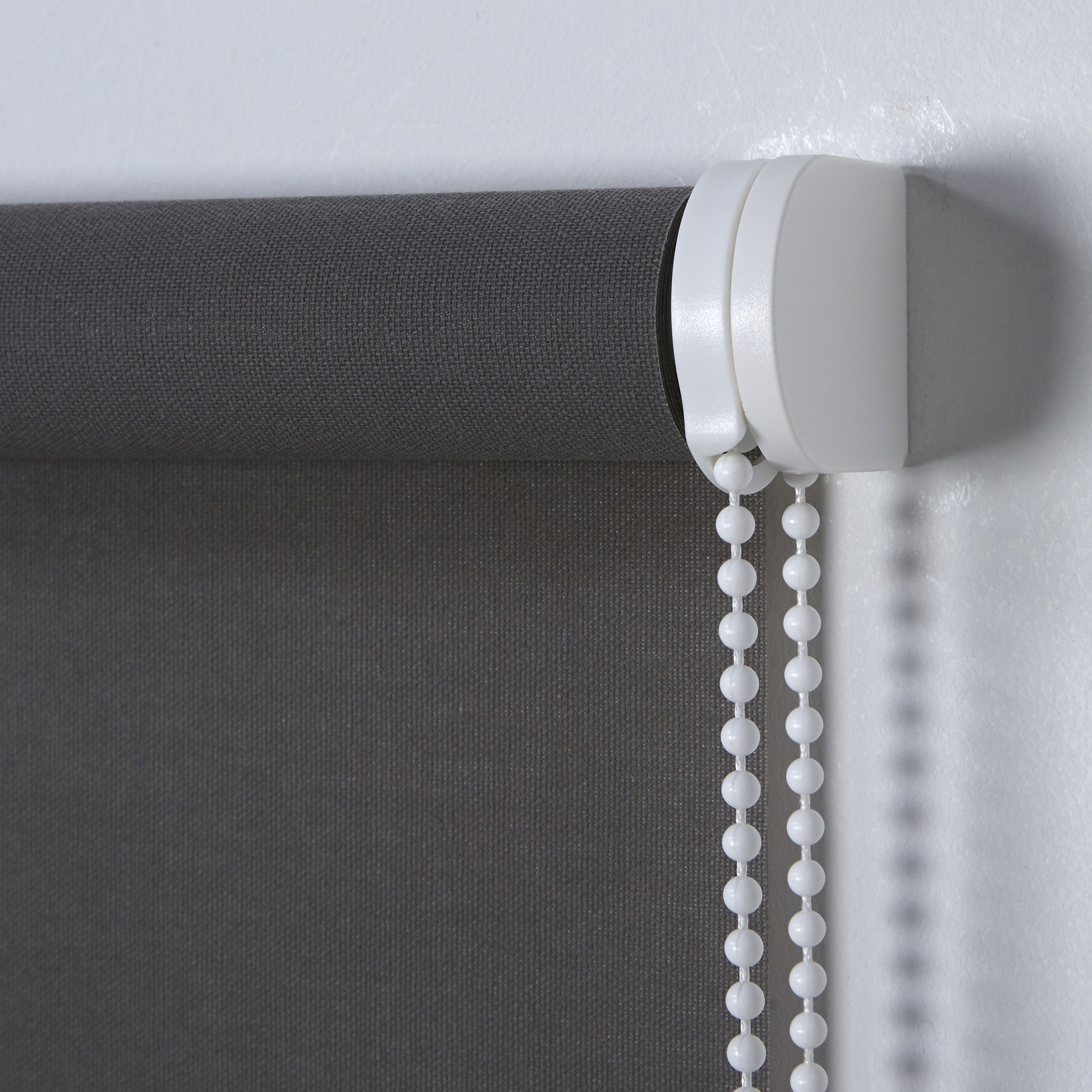 Halo Grey Plain Daylight Roller Blind (W)120cm (L)180cm - 3