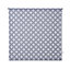 Halo Corded Grey & white Geometric Daylight Roller Blind (W)120cm (L)195cm