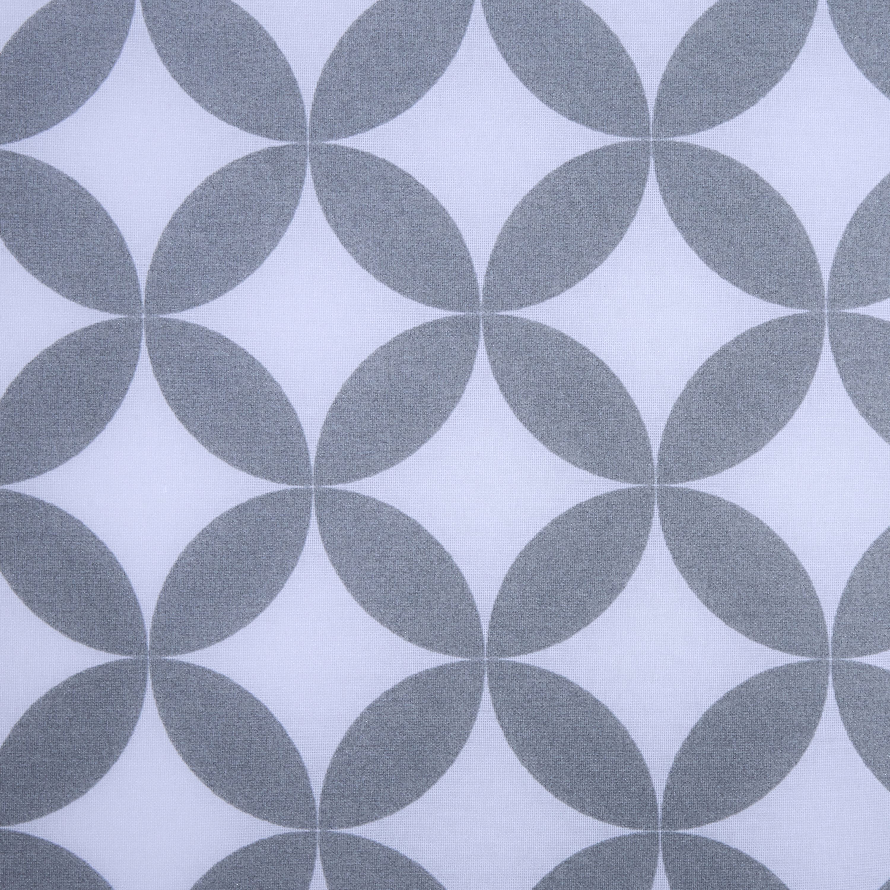 Halo Corded Grey & white Geometric Daylight Roller Blind (W)120cm (L)195cm - 4
