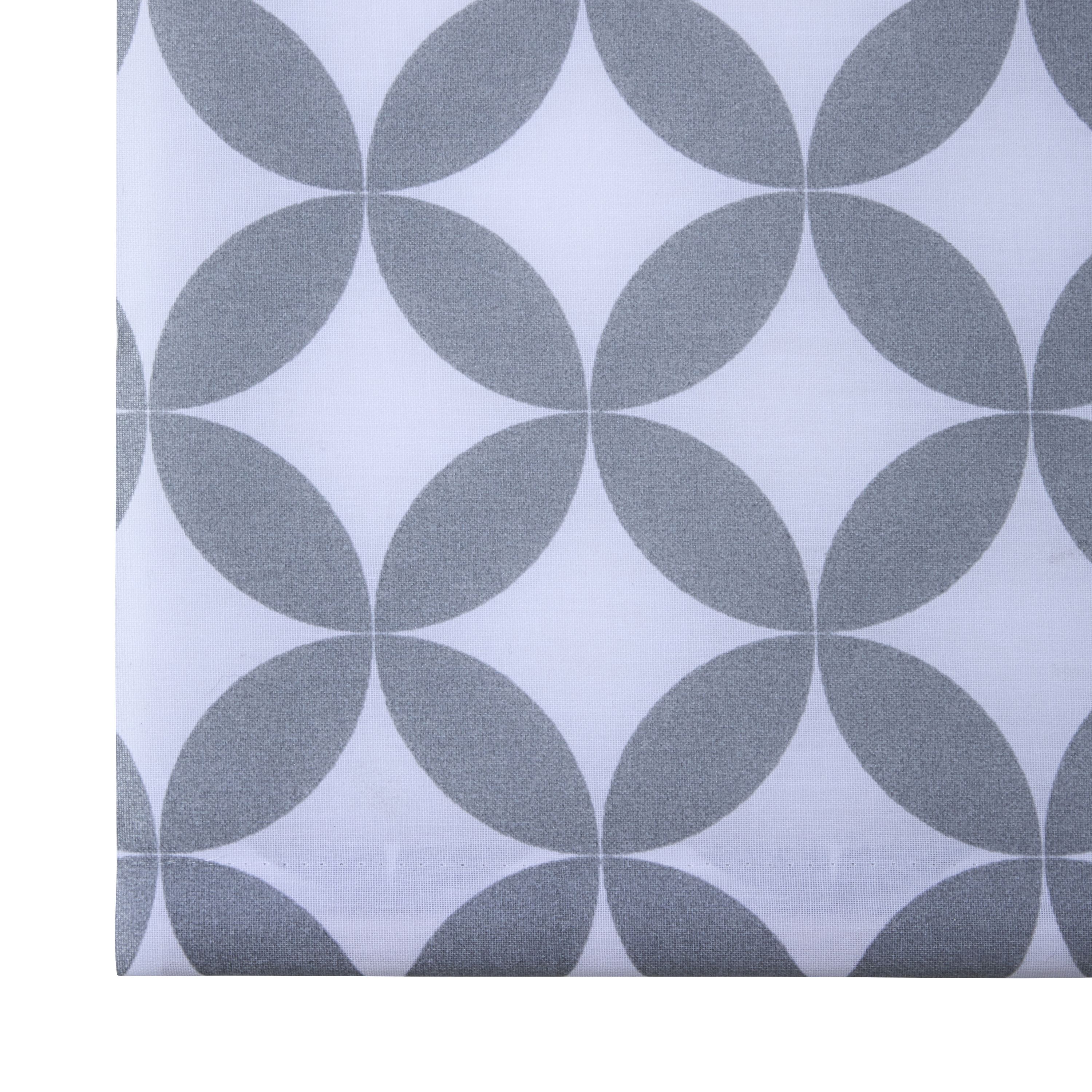 Halo Corded Grey & white Geometric Daylight Roller Blind (W)180cm (L)195cm - 5