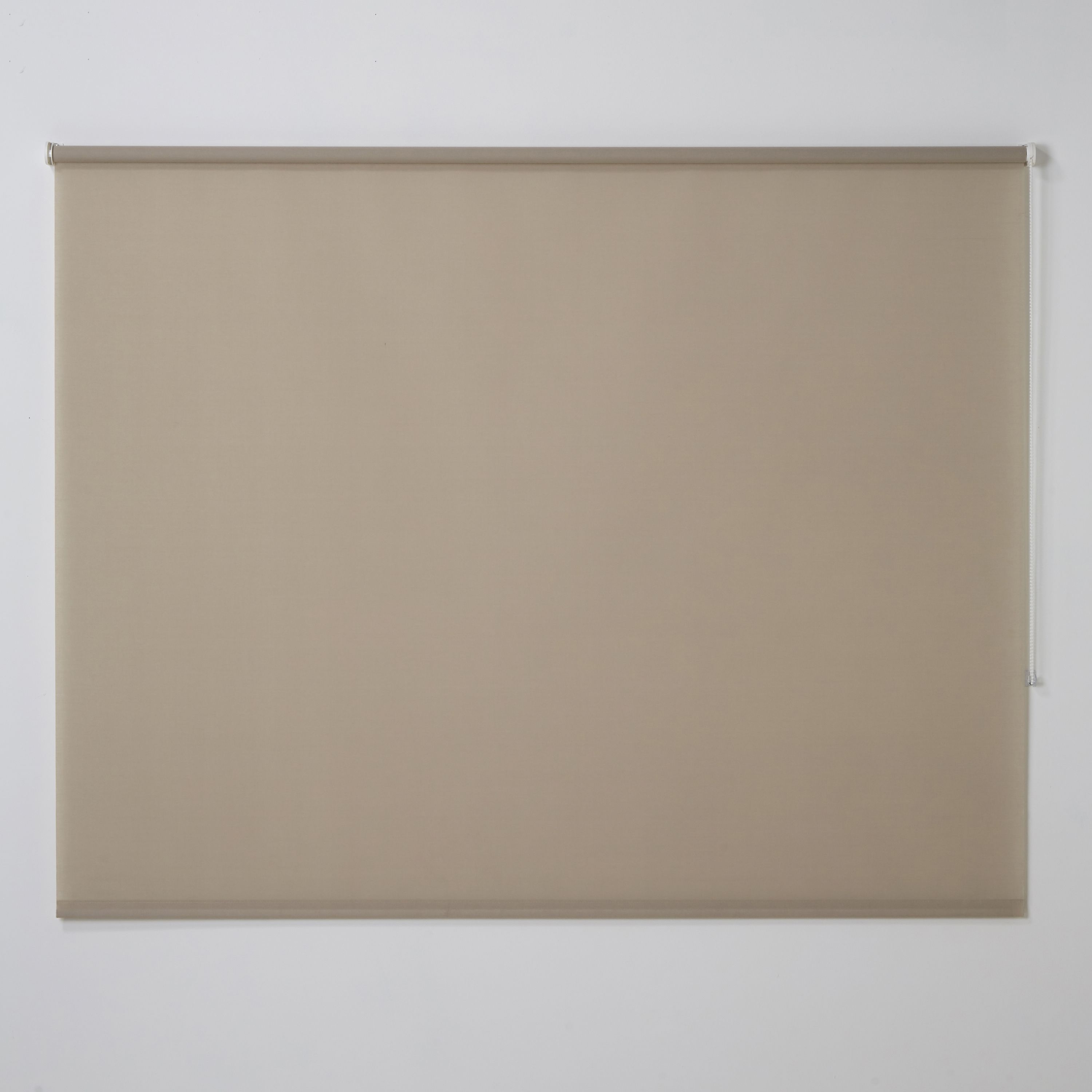 Halo Corded Natural Plain Daylight Roller Blind (W)180cm (L)180cm
