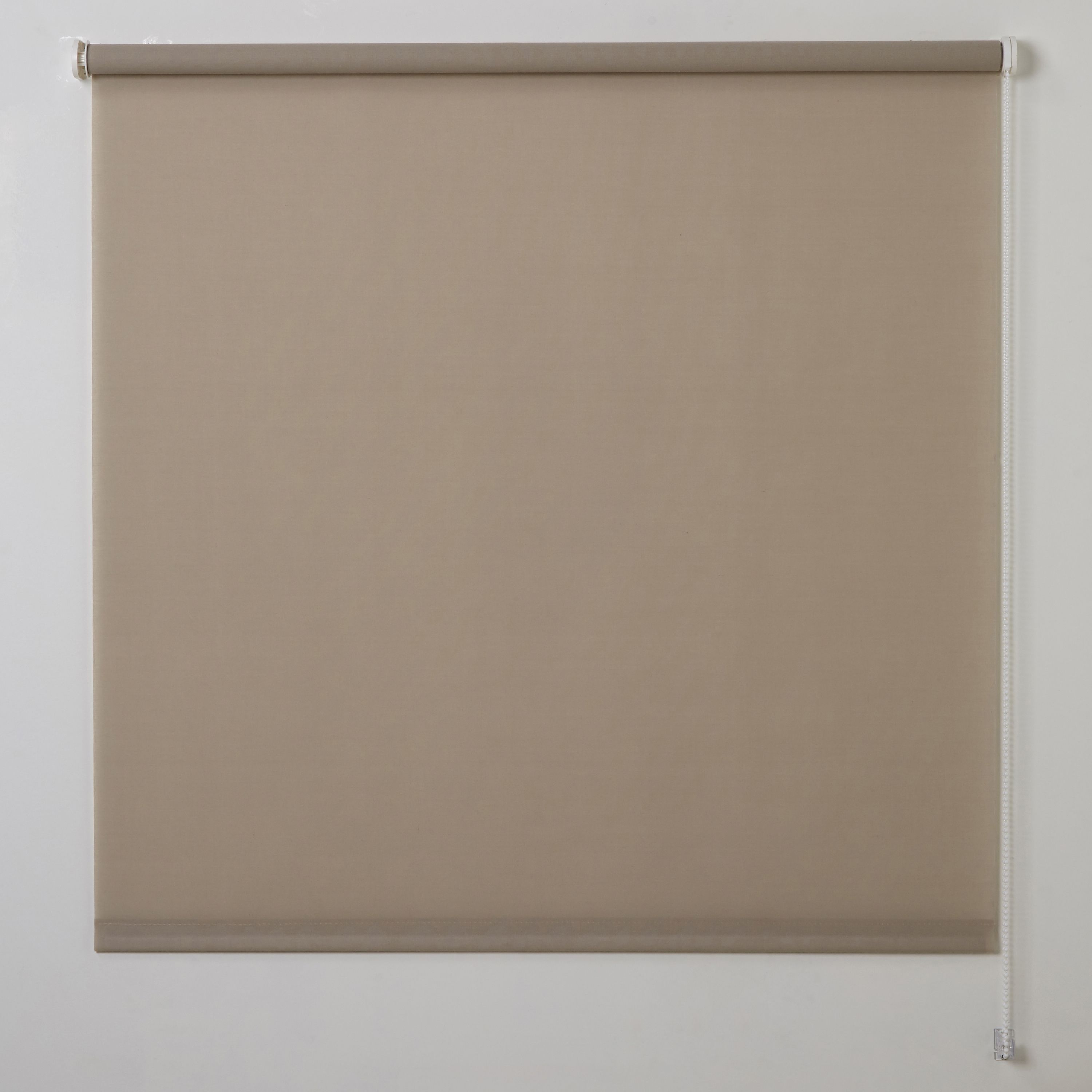 Halo Corded Natural Plain Daylight Roller Blind (W)90cm (L)180cm