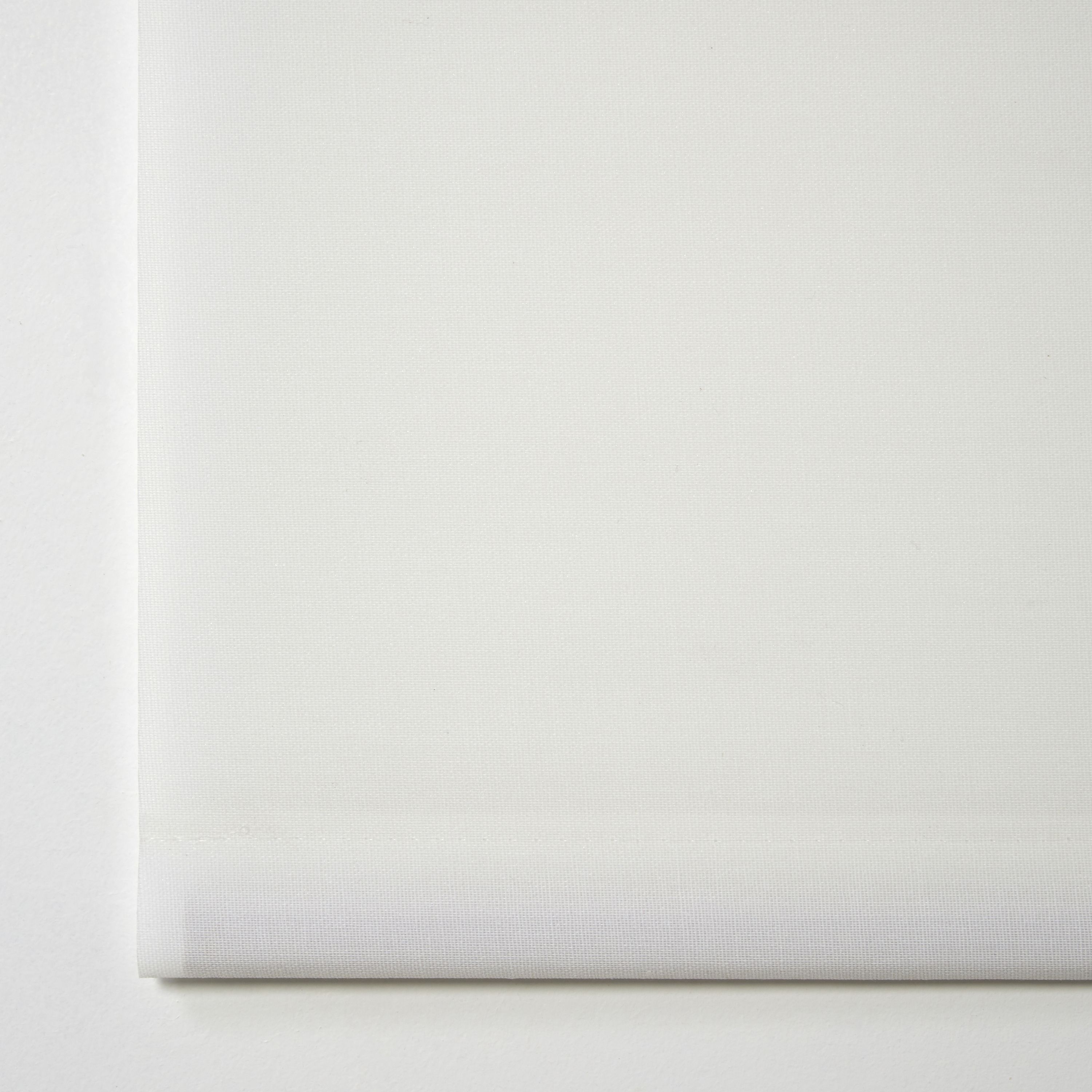 Halo Corded White Plain Daylight Roller Blind (W)180cm (L)180cm - 5