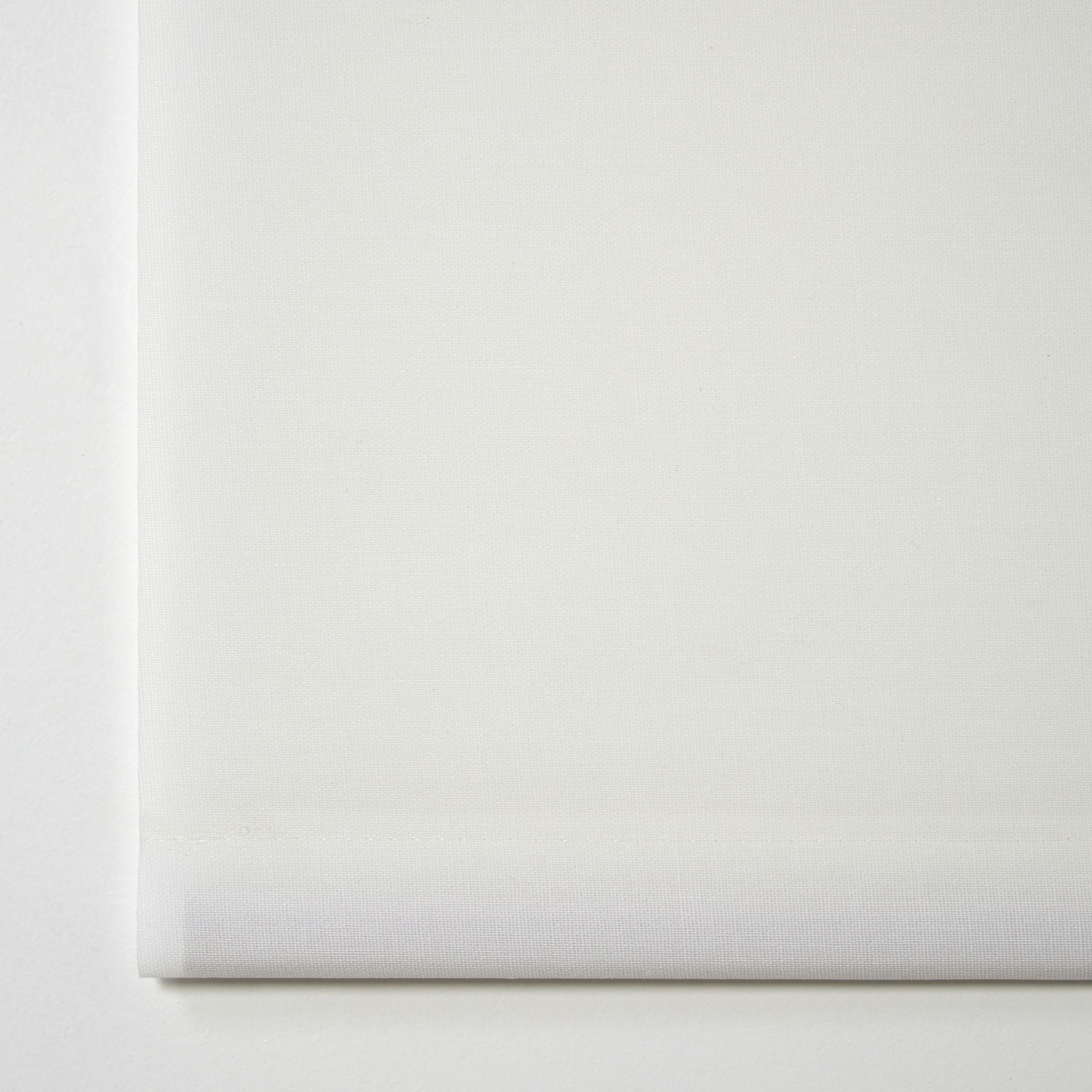Halo Corded White Plain Daylight Roller Blind (W)90cm (L)180cm - 5