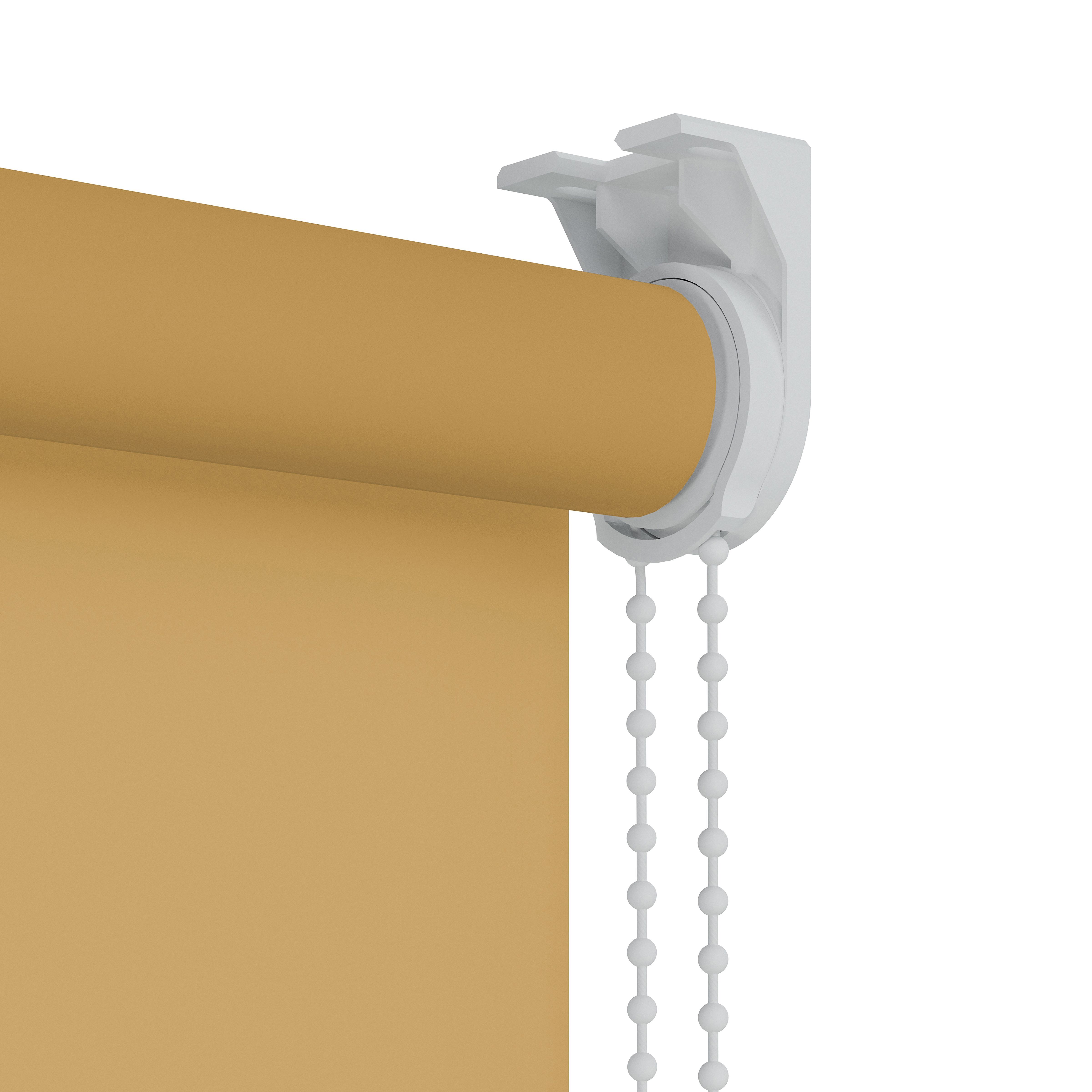 Halo Corded Yellow Plain Daylight Roller Blind (W)120cm (L)180cm