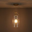 Hamlet Pendant Nickel effect Pendant ceiling light, (Dia)150mm