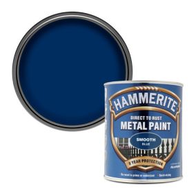 Hammerite Blue Gloss Metal paint, 750ml