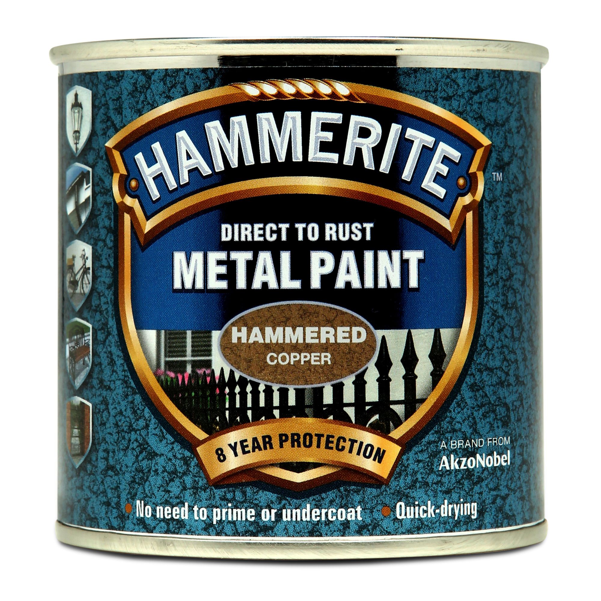 Hammerite Hammered effect Metal paint, 250ml Tin