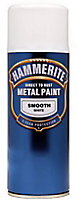 Hammerite Smoothrite White Gloss Spray paint, 400ml
