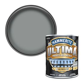 Hammerite Ultima Light Grey Matt Garden Metal paint, 750ml Tin