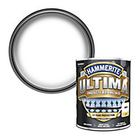 Hammerite Ultima White Matt Multi-surface Exterior Metal paint, 750ml