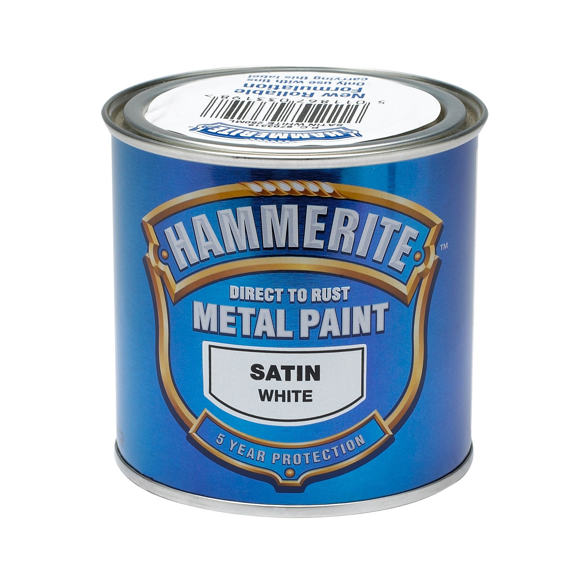 Hammerite White Satinwood Metal paint, 250ml