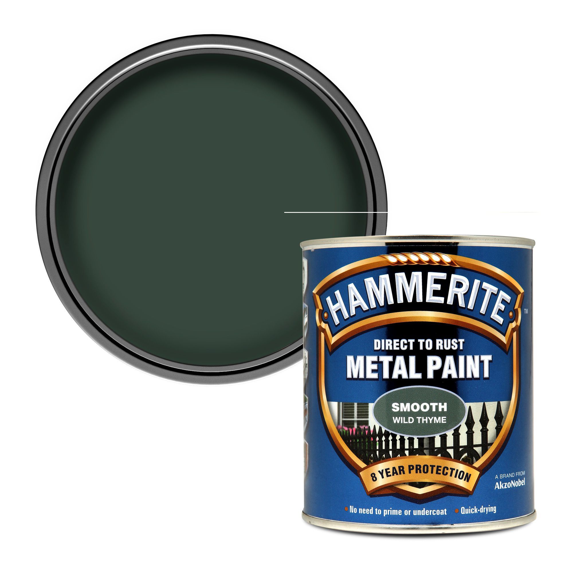 Hammerite Wild thyme Gloss Exterior Metal paint, 750ml Tin