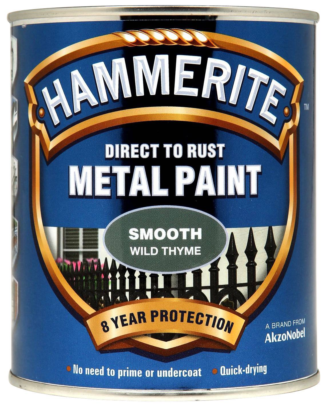 Hammerite Wild Thyme Gloss Metal Paint 750ml Diy At B Q