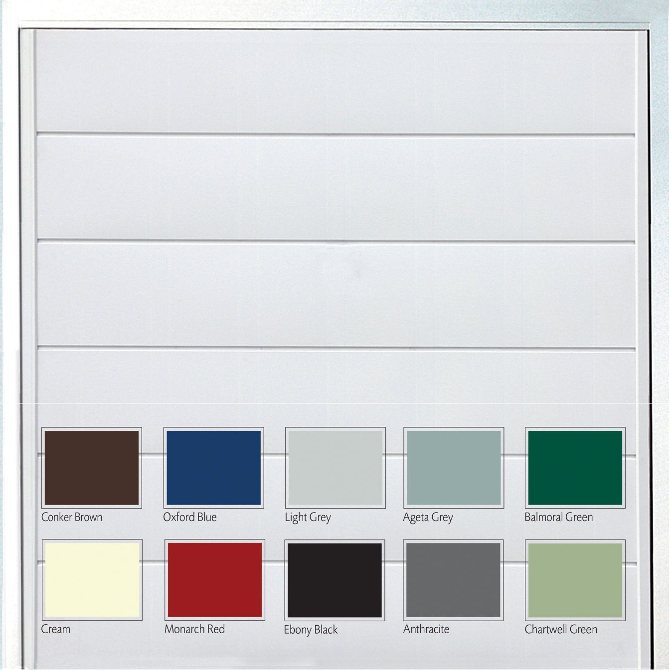 Hampshire Framed Retractable Garage door