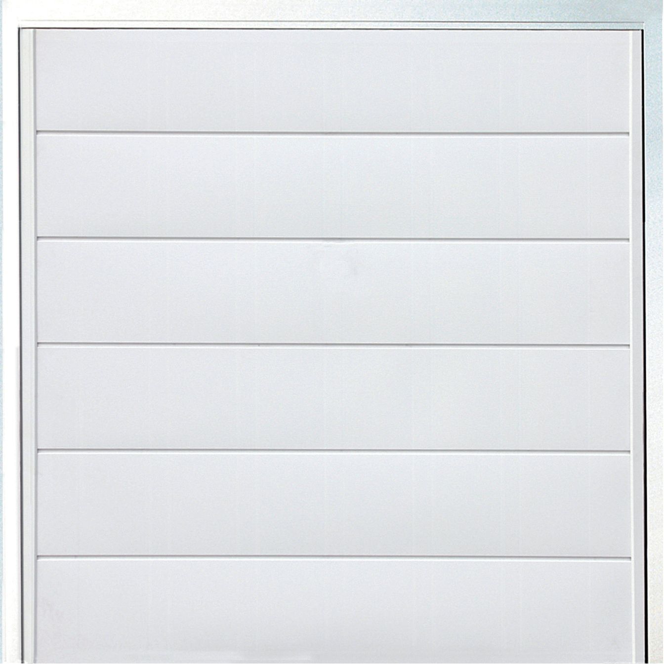 Hampshire Framed Retractable White Garage door