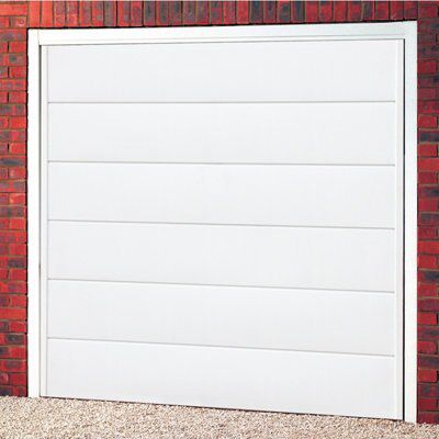 Hampshire Retractable Garage door, (H)1981mm (W)2134mm