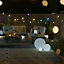Hansboro White Ball Solar-powered LED Outdoor Decorative light
