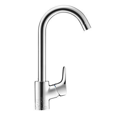 Hansgrohe MySport Argenté Chrome effect Chrome-plated Kitchen Pillar Tap