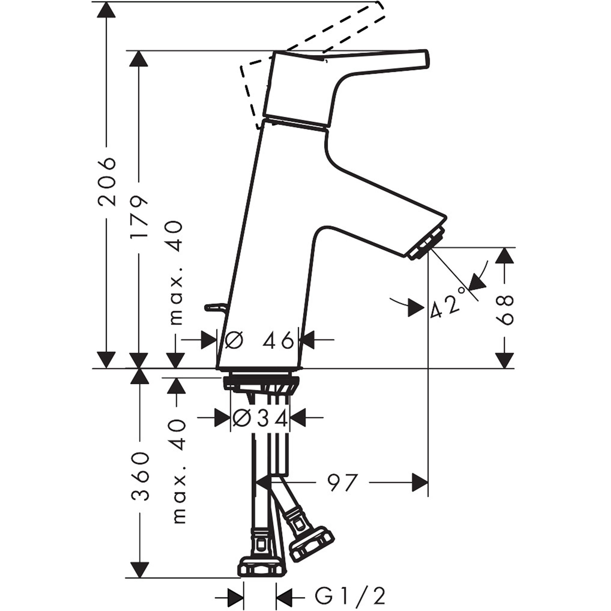 Hansgrohe Talis Basin Mono mixer Tap