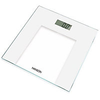 Hanson White Slim Electronic Bathroom scales
