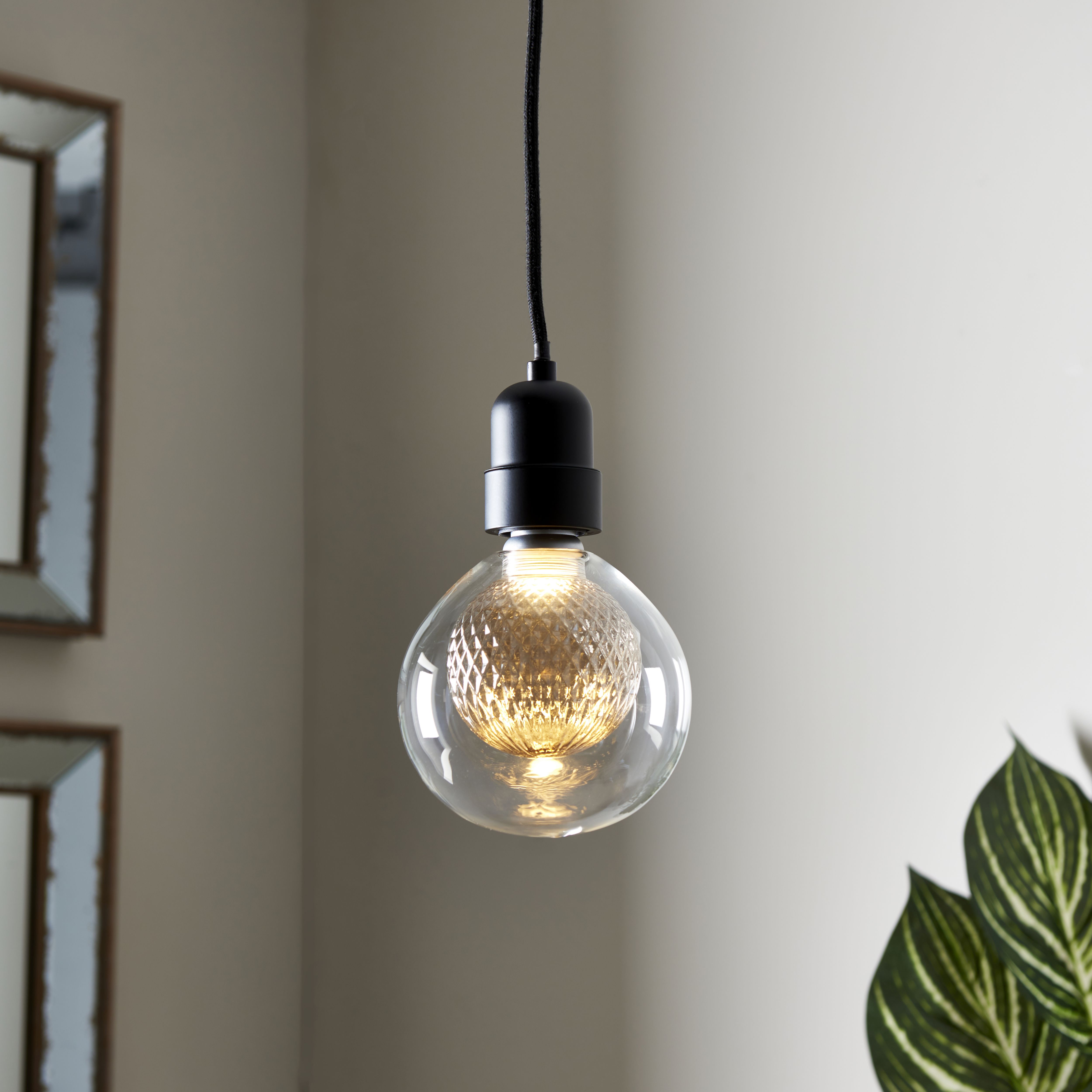 Harbour Studio Aylo 3W 155lm 360° Globe Warm white LED filament Light bulb