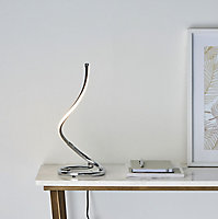 Harbour Studio Charmer Polished Chrome effect LED Table light