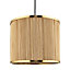 Harbour Studio Cuba Brushed Natural Gold effect Bamboo Pendant ceiling light (D)30.5cm