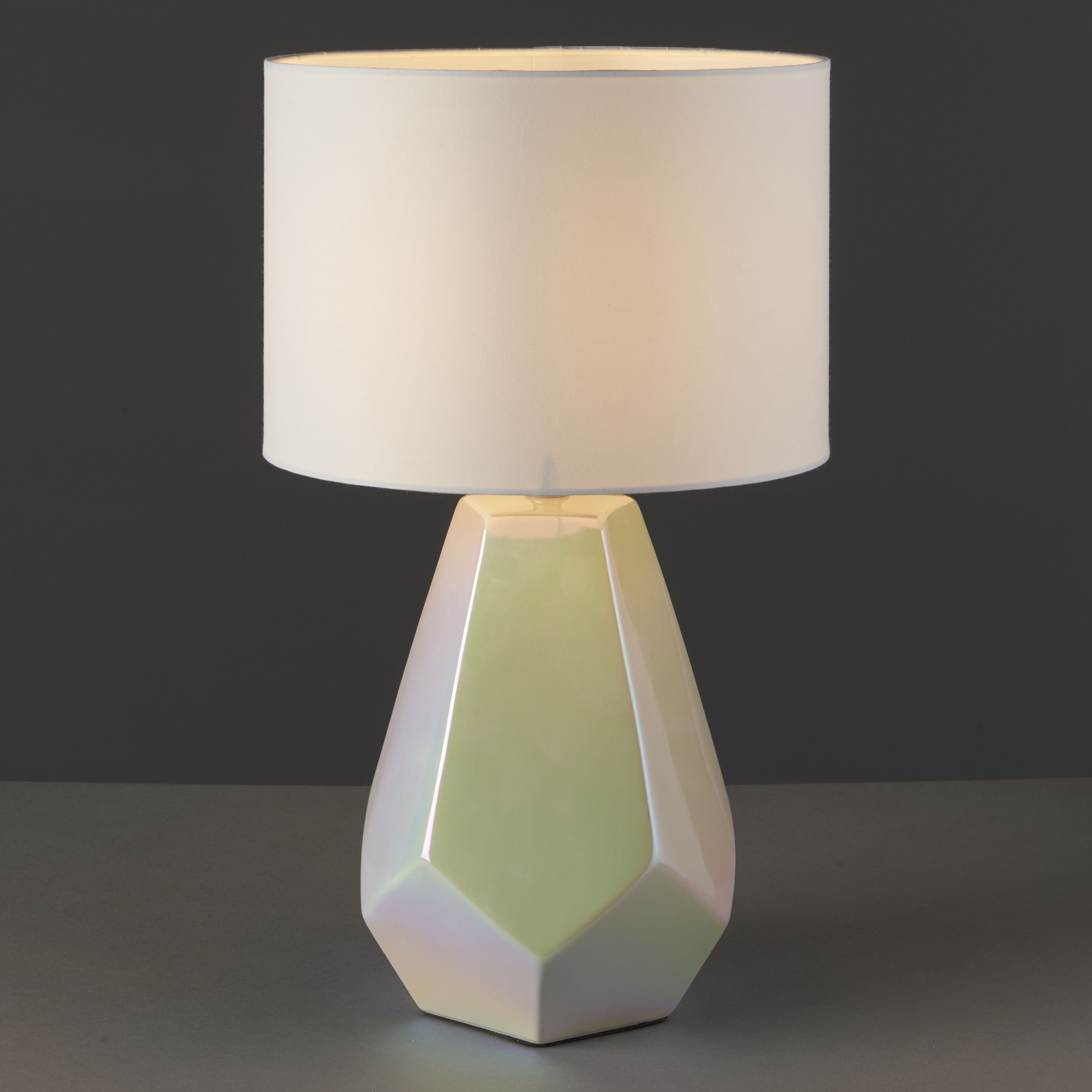 Harbour Studio Eliza Pearlescent Chrome effect Table light
