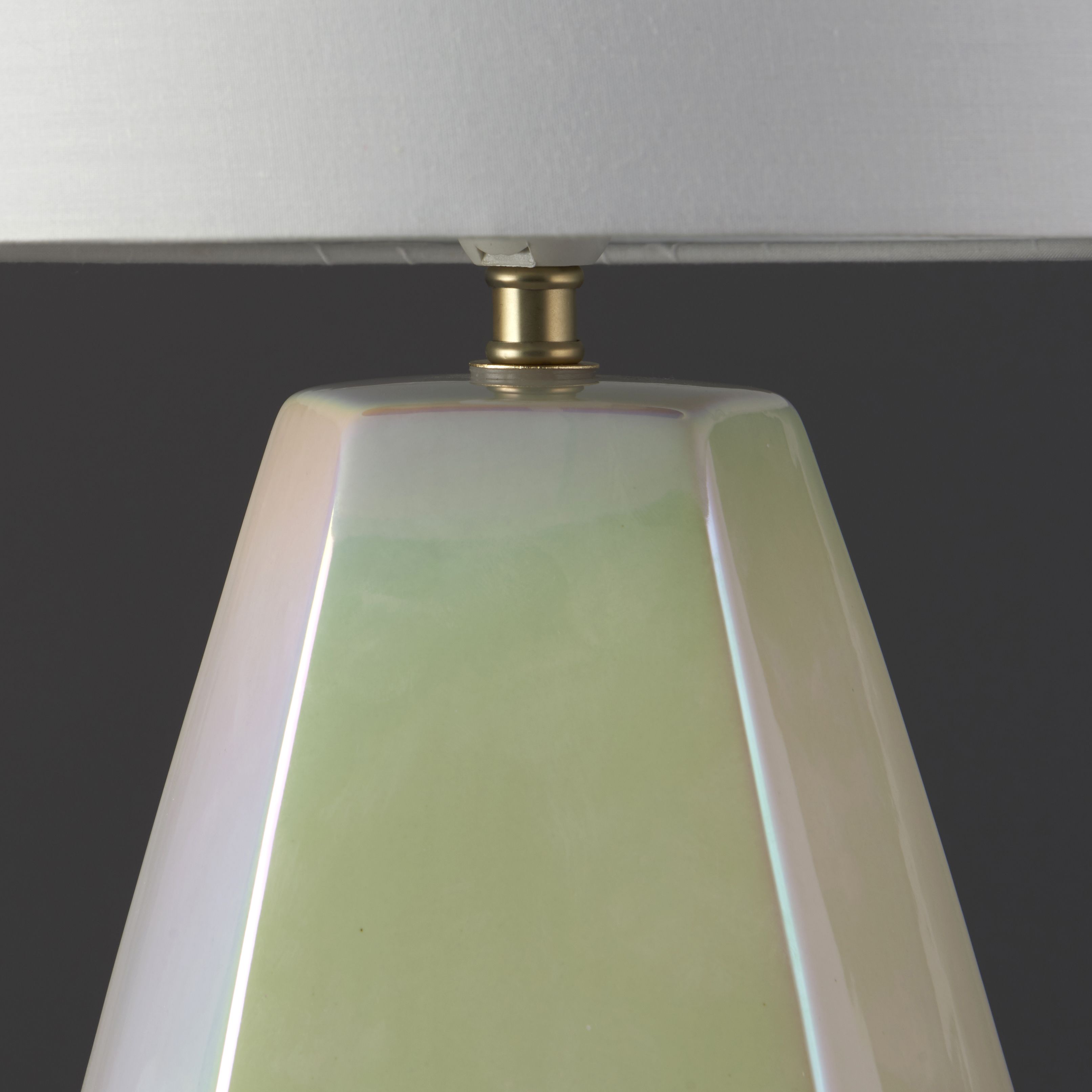 Harbour Studio Eliza Pearlescent Chrome effect Table light