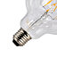 Harbour Studio Faceted E27 4W 480lm Globe Warm white LED Filament Light bulb