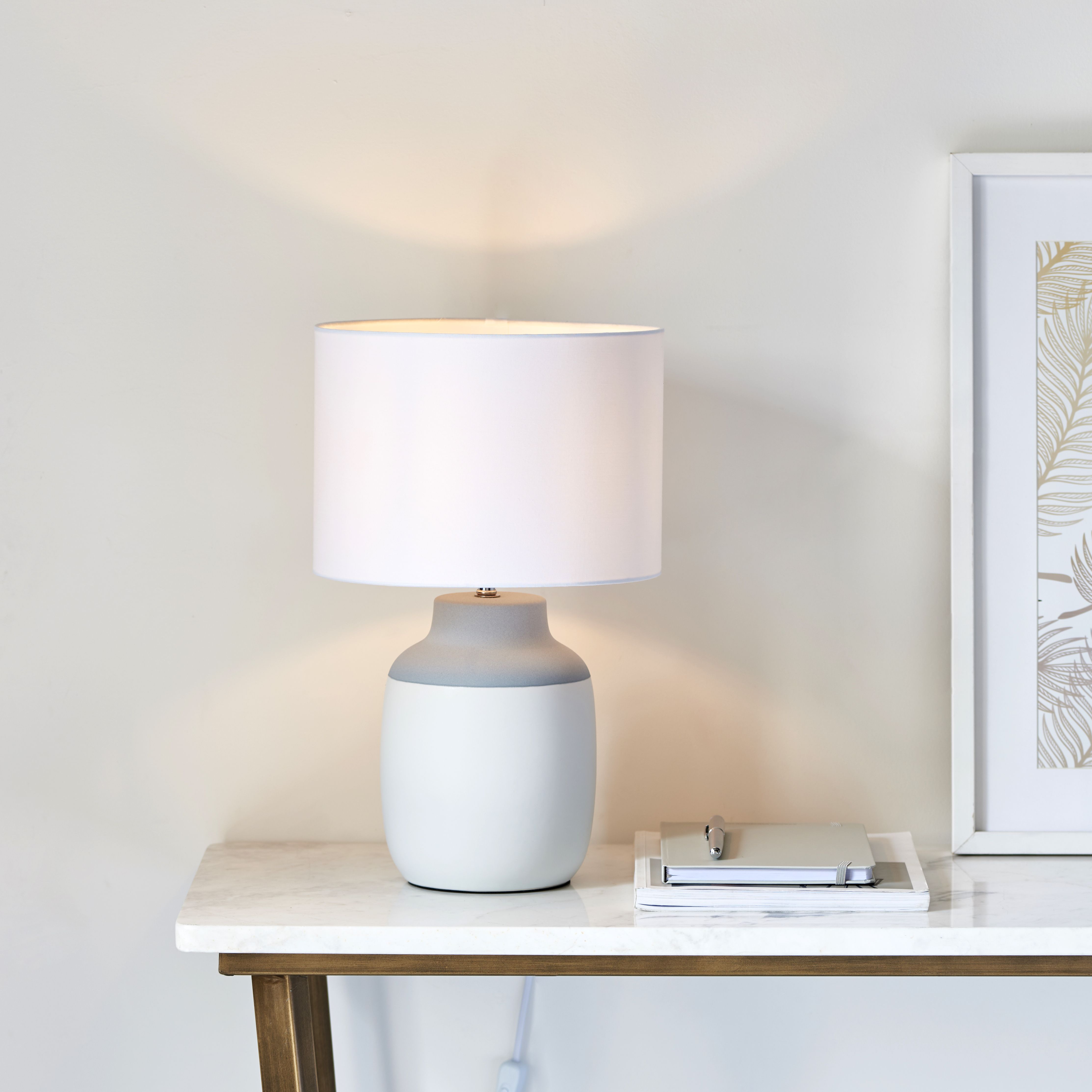 B&q bedside clearance table lamps