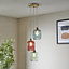 Harbour Studio Jester 3 Lamp Pendant ceiling light, (Dia)280mm