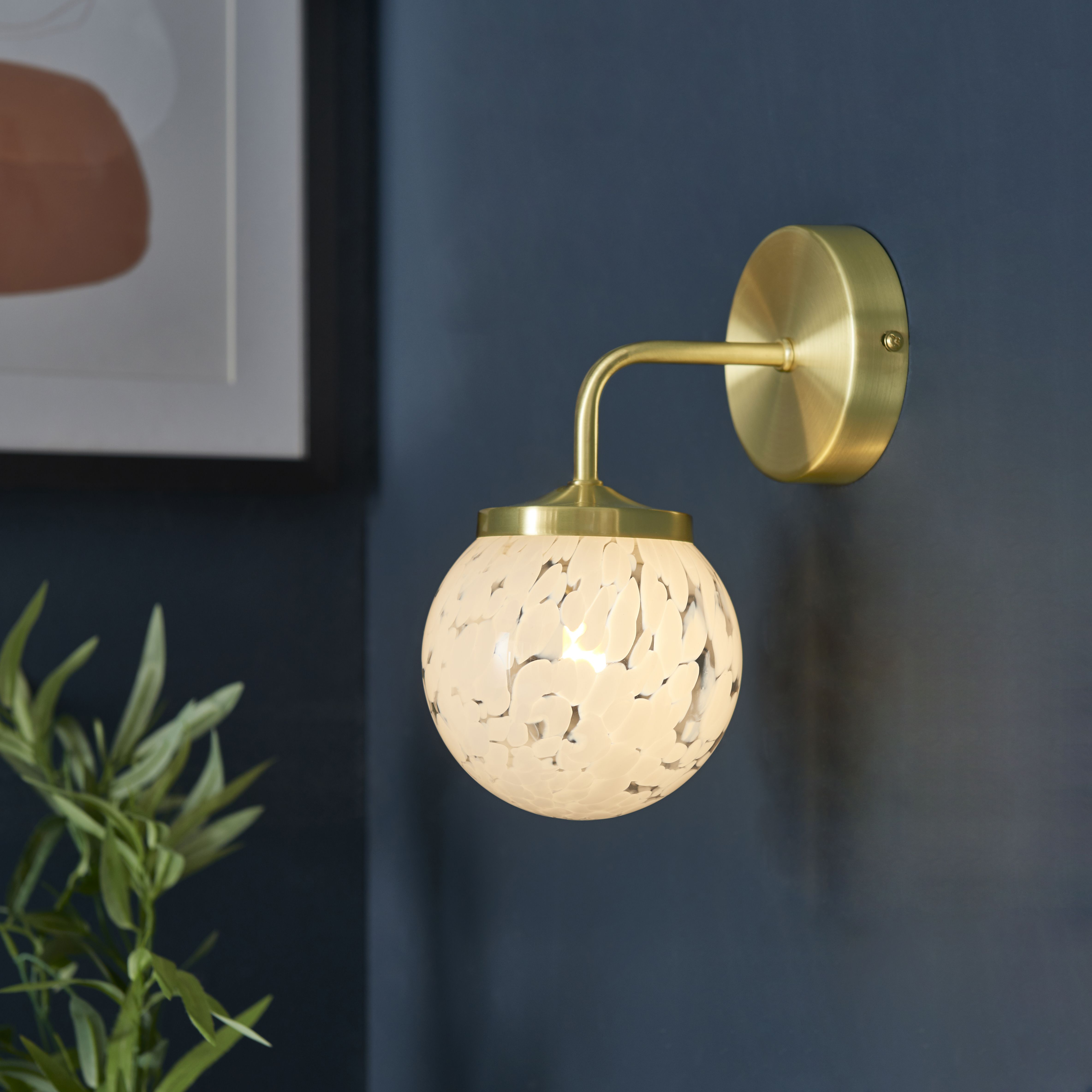 Harbour Studio Lucie Gold Wired Wall light