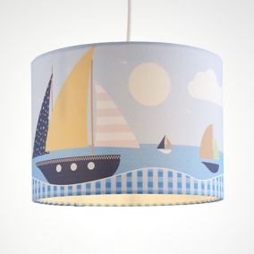 Harbour Studio Multicolour Sailing Boats Light shade (D)25cm